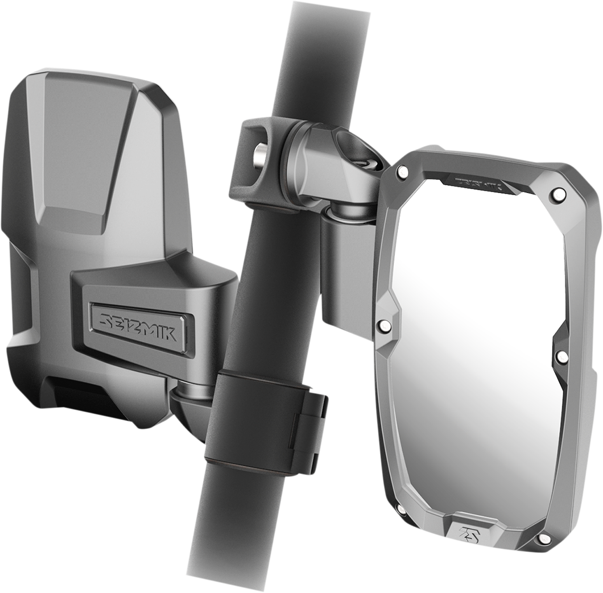 SEIZMIK Mirrors - Embark - Side View - Rectangle - Black - 1.875"/2" ROPS - Pair 56-18105