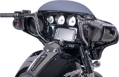 FAT BAGGERS INC. 1-1/4" EZ Install Pointed Top Handlebar Kit - 16" - Chrome 909116
