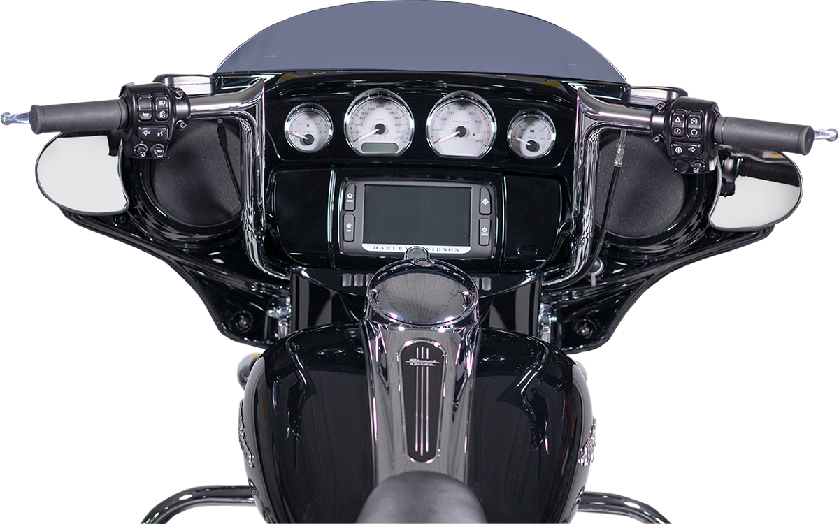 FAT BAGGERS INC. 1-1/4" EZ Install Pointed Top Handlebar Kit - 16" - Chrome 909116