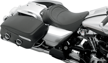 DRAG SPECIALTIES SEATS Solo Seat - Mild Stitched - Driver Backrest - FLH '97-'07 0801-0493