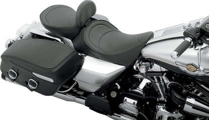 DRAG SPECIALTIES SEATS Solo Seat - Mild Stitched - Driver Backrest - FLH '97-'07 0801-0493