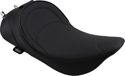 DRAG SPECIALTIES SEATS Solo Seat - Mild Stitched - Driver Backrest - FLH '97-'07 0801-0493