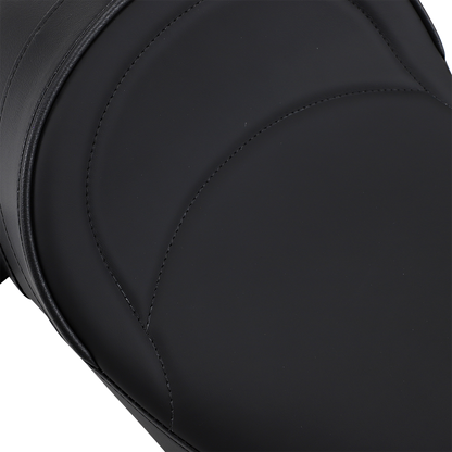 DRAG SPECIALTIES SEATS Solo Seat - Mild Stitched - Driver Backrest - FL '08-'23 0801-0886