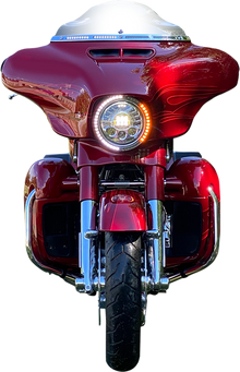 CUSTOM DYNAMICS Trim Ring - Standard Turn Signal - Chrome PB-7TR-AW-1C
