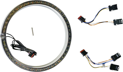 CUSTOM DYNAMICS Trim Ring - Standard Turn Signal - Chrome PB-7TR-AW-1C