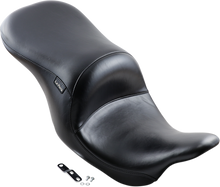 LE PERA Maverick Up-Front Seat - Without Backrest - Smooth - Black - FL '08-'23 LKU-957S