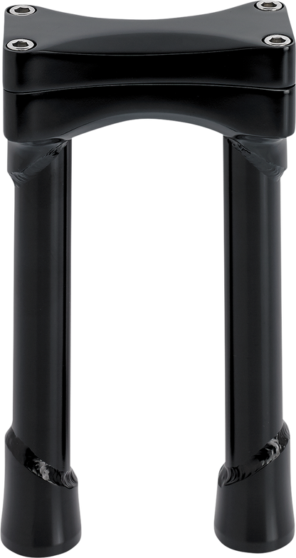 BILTWELL Murdock O/S Risers - 8" - Black 6413-201-08