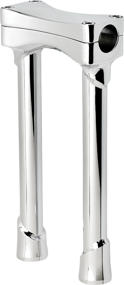 BILTWELL Murdock O/S Risers - 10" - Chrome 6413-105-10
