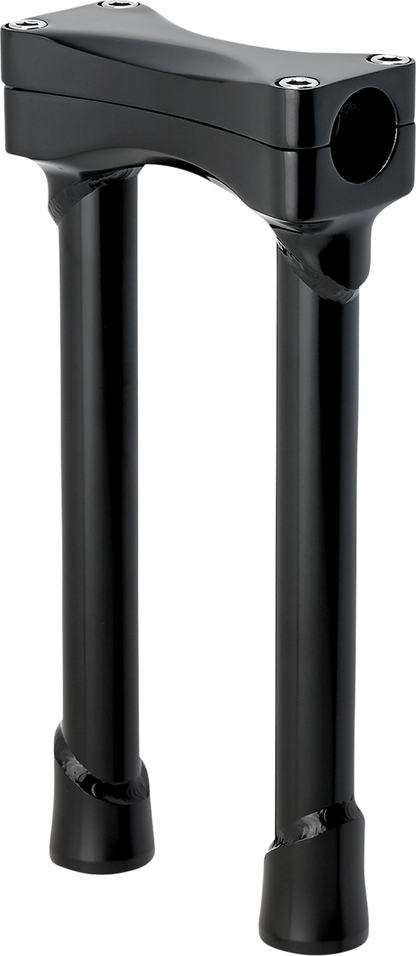 BILTWELL Murdock O/S Risers - 10" - Black 6413-201-10