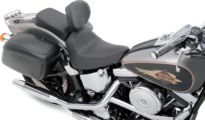 DRAG SPECIALTIES SEATS Solo Seat - Smooth - Driver Backrest - FXST/FLST '84-'99 0802-0618
