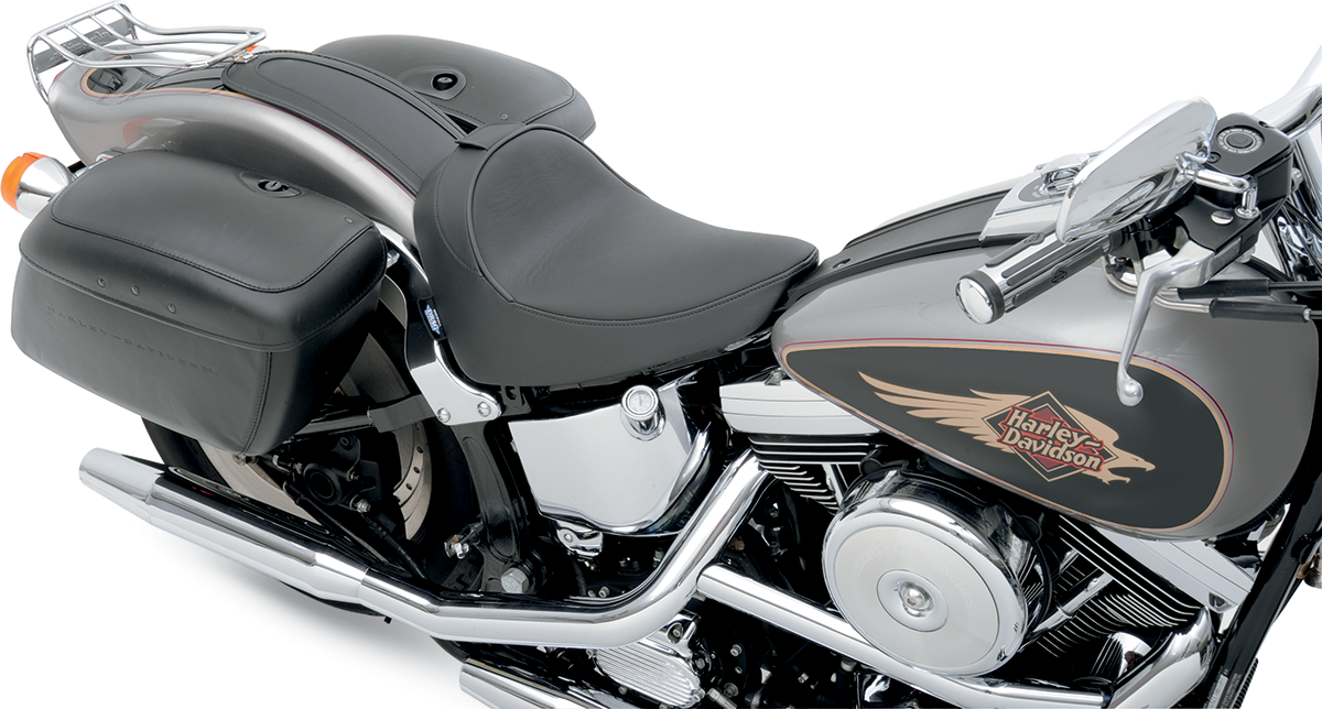 DRAG SPECIALTIES SEATS Solo Seat - Smooth - Driver Backrest - FXST/FLST '84-'99 0802-0618