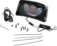 CUSTOM DYNAMICS Curved License Plate Frame - Black TF06-BCM-B