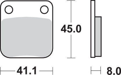 SBS Off-Road Sintered Brake Pads 536SI