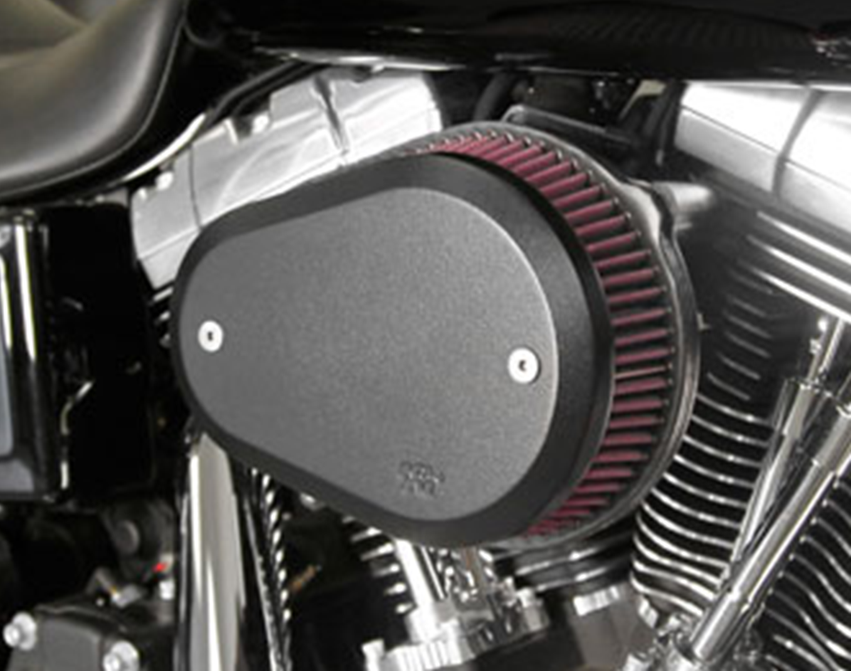 K & N Street Metal Air Intake Kit - Flare - Black - Twin Cam RK-3932B