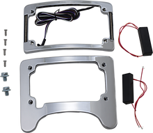 CUSTOM DYNAMICS Turn Signal Eliminator/Illuminated Tri-Frame - Chrome TS-ELIM-06HW-C