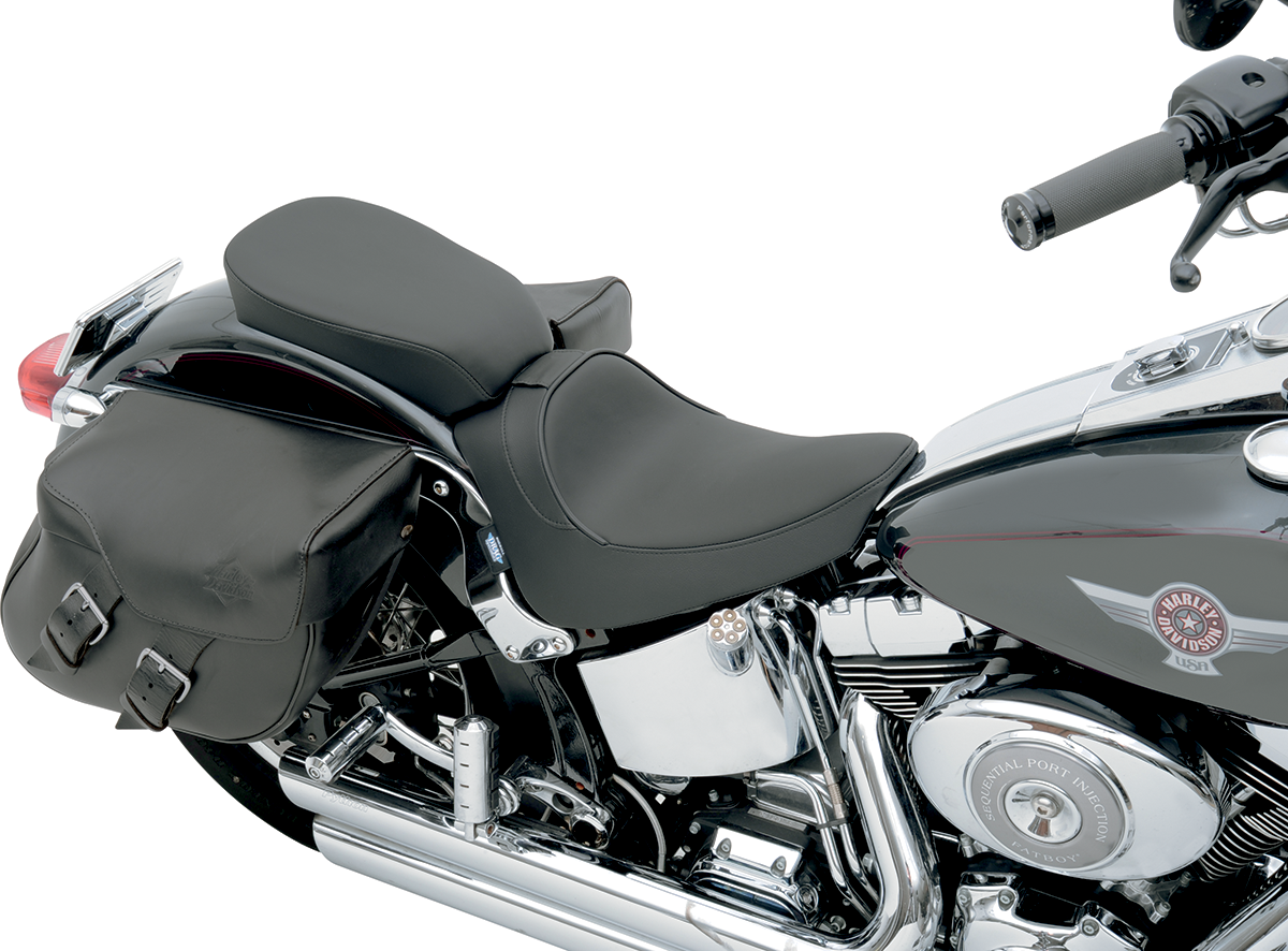 DRAG SPECIALTIES SEATS Solo Seat - Smooth - Driver Backrest - FL/FX '00-'06 0802-0632