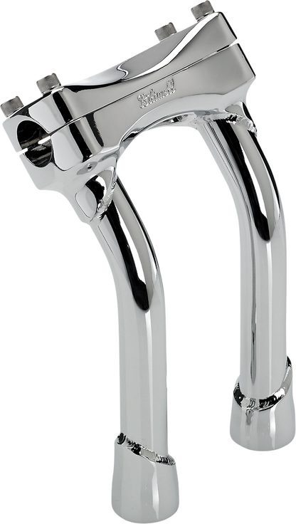 BILTWELL Murdock O/S Risers - Pullback - 8" - Chrome 6414-105-08