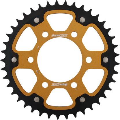 SUPERSPROX Stealth Rear Sprocket - 41 Tooth - Gold - Kawasaki RST-479-41-GLD