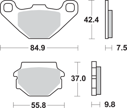 SBS Off-Road Sintered Brake Pads 546SI