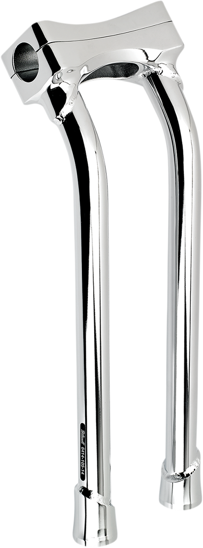 BILTWELL Murdock O/S Risers - Pullback - 14" - Chrome 6414-105-14