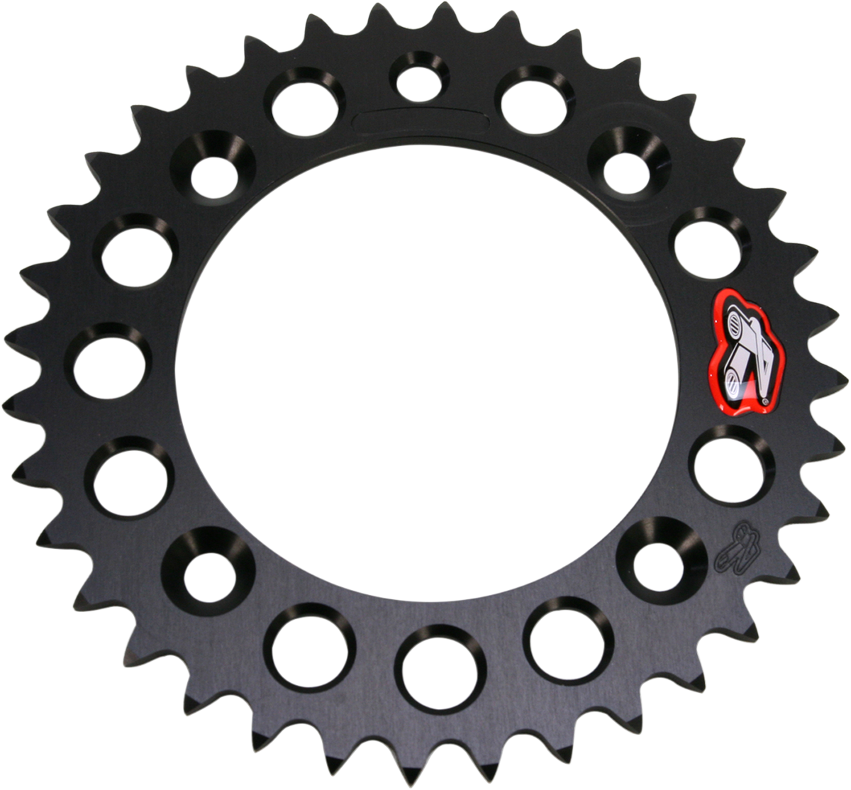 RENTHAL Rear Sprocket - Aluminum - 38 Tooth - Black - Gas Gas/Husqvarna/KTM 491--415-38P-BK
