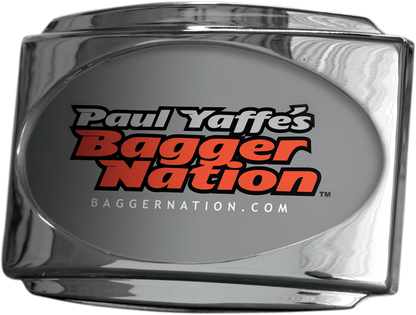 PAUL YAFFE BAGGER NATION License Plate Frame - CVO - Chrome PYO:USLP3-C