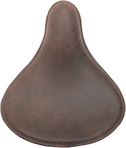 DRAG SPECIALTIES SEATS Seat - Spring Solo - Low-Profile - Small - Distressed Brown Leather 0806-0039