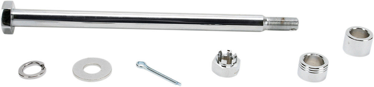 DRAG SPECIALTIES Axle Kit - Rear - Chrome - '77-'99 Sportster 16-0294-BC520