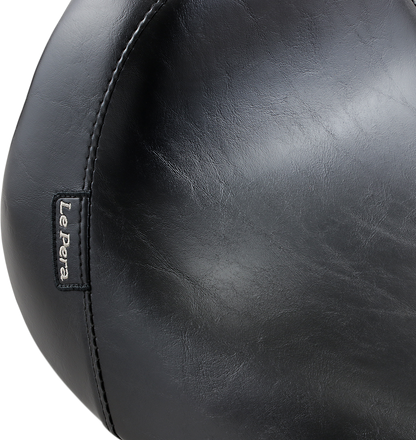 LE PERA Bare Bones Solo Seat - Smooth - Black - FXS/FLS '11-'15 LKS-007