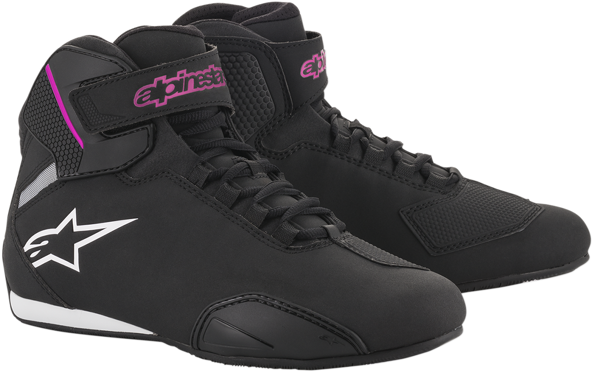 ALPINESTARS Stella Sektor Shoes - Black/Pink - US 9 / EU 41 251571910399