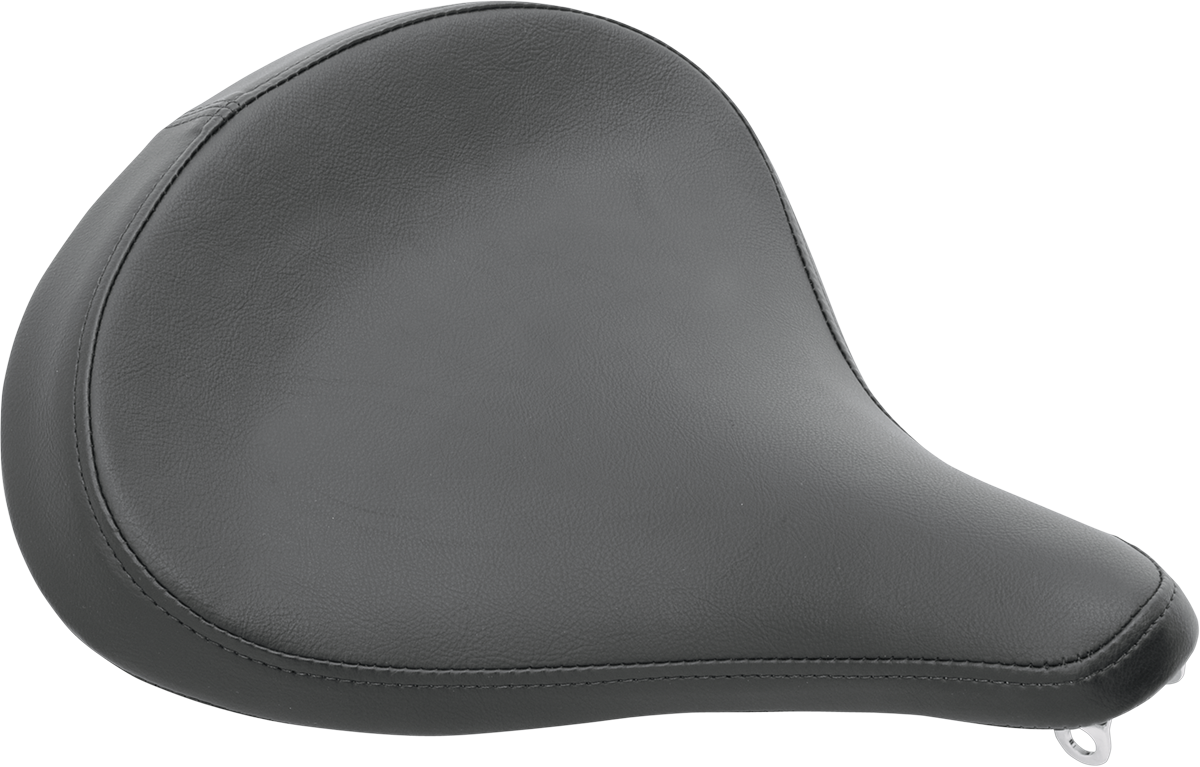 DRAG SPECIALTIES SEATS Seat - Spring Solo - Large - Black Solar-Reflective Leather - Smooth 0806-0052