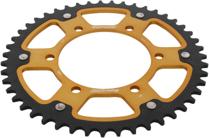 SUPERSPROX Stealth Rear Sprocket - 47 Tooth - Gold - Kawasaki/Yamaha/Suzuki RST-486-47-GLD
