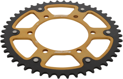 SUPERSPROX Stealth Rear Sprocket - 48 Tooth - Gold - Kawasaki/Yamaha/Suzuki RST-486-48-GLD