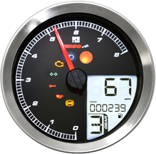 KOSO NORTH AMERICA TNT-B Multifunction Meter - Silver BA051300
