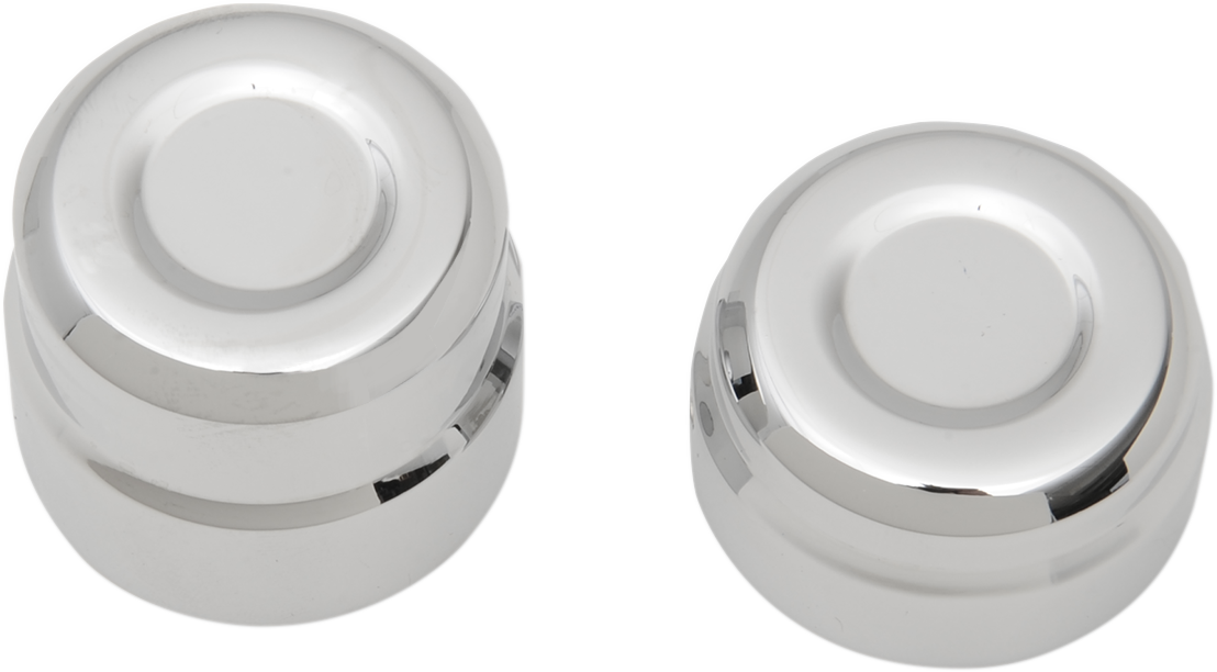 DRAG SPECIALTIES Axle Caps - Rear - Chrome - Pair 0214-0832