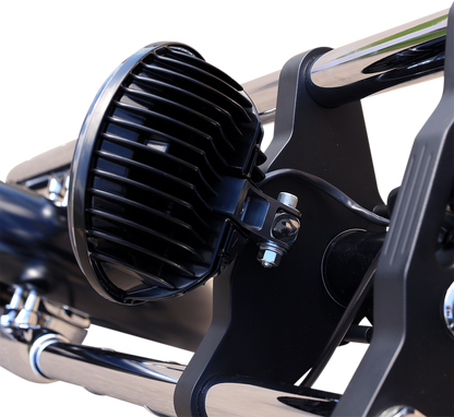 CUSTOM DYNAMICS Adaptive Headlight - Pedestal Mount - Black PB-7PA-B