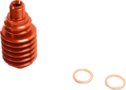 MOOSE OFFROAD Rear Brake Caliper Cooler - Orange M73-150