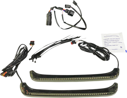 CUSTOM DYNAMICS Saddlebag Lights - Smoke Lens CD-LPDC-BCM4-S
