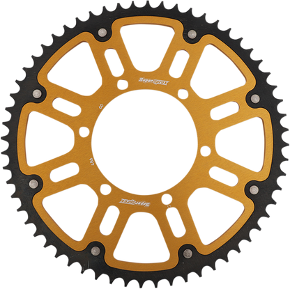 SUPERSPROX Stealth Rear Sprocket - 60 Tooth - Gold - Kawasaki/Yamaha/Suzuki RST-486-60-GLD