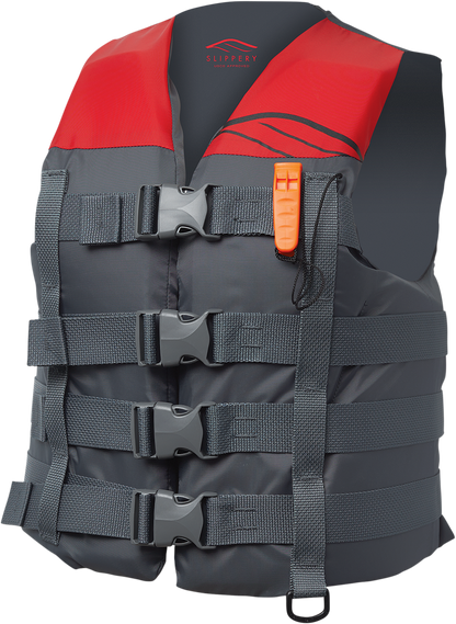 SLIPPERY Hydro Nylon Vest - Charcoal/Red - 2XL/3XL 112214-10008020