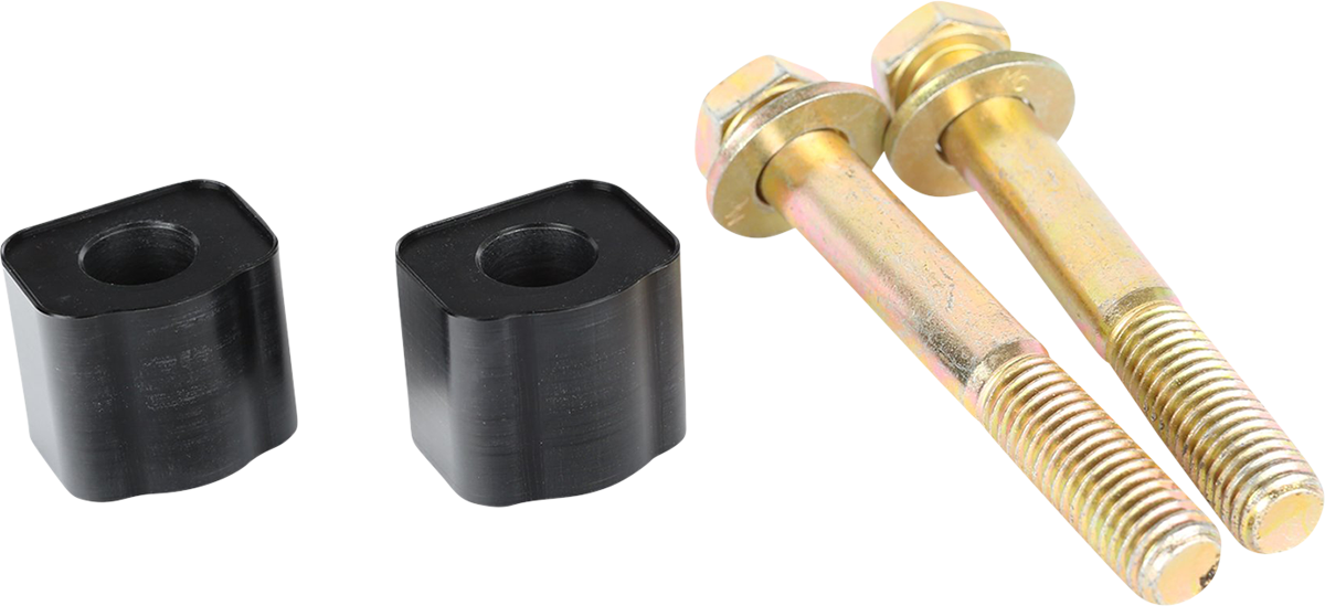 THRASHIN SUPPLY CO. Riser Extensions - 1" - Black TSC-9801-1