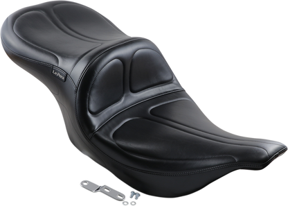 LE PERA Maverick Seat - without Backrest - Stitched - Black - FLH/FLT '02-'07 LH-957