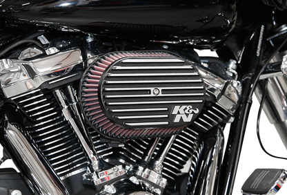 K & N Street Metal Air Intake Kit - Side Drift - Black - M8 RK-3956