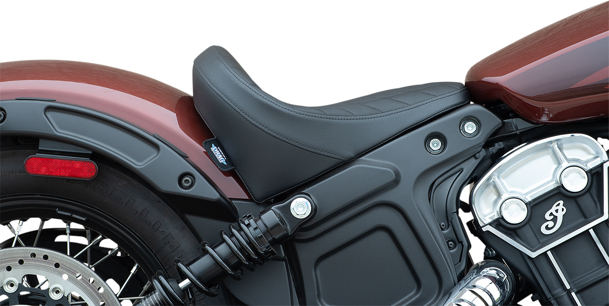 DRAG SPECIALTIES SEATS Solo Seat - Diamond - Black - Vinyl 0810-2257