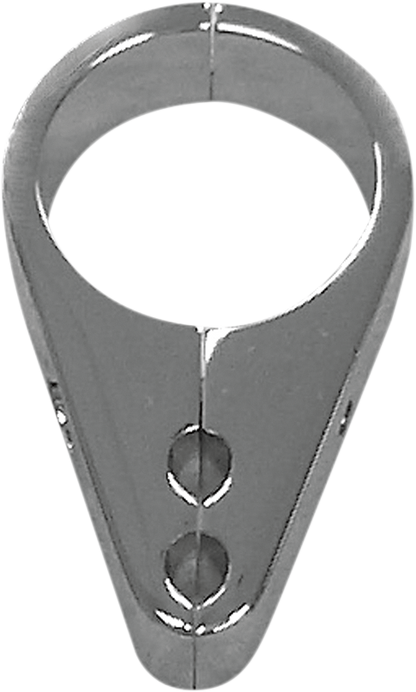 DRAG SPECIALTIES Cable Clamp - Dual Throttle/Idle - 1-1/4" - Chrome 0658-0033
