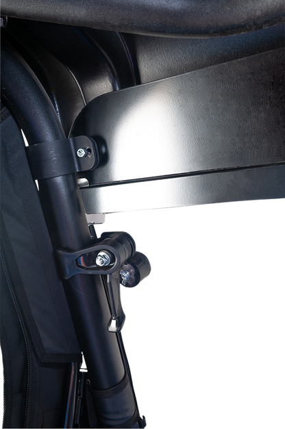 SEIZMIK Folding Windshield - Hard Coated Polycarbonate - Mule 50-26095KIT