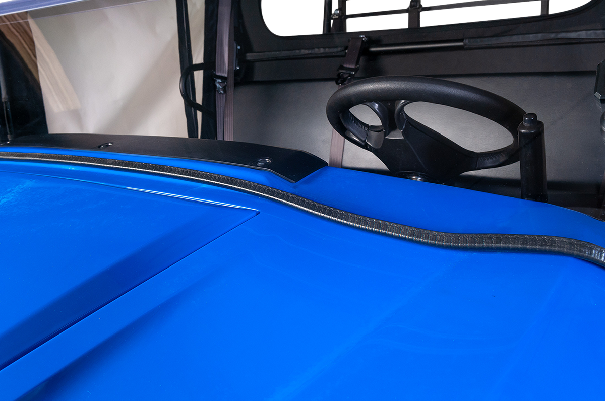 SEIZMIK Folding Windshield - Hard Coated Polycarbonate - Mule 50-26095KIT