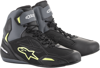 ALPINESTARS Faster-3 Drystar® Shoes - Black/Gray/Yellow - US 13 2540719175-13