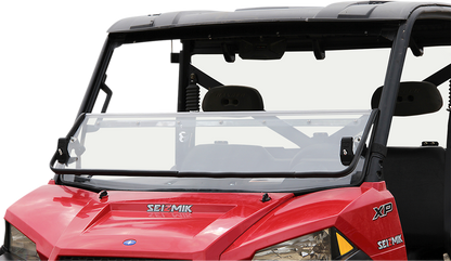 SEIZMIK Folding Windshield - Polycarbonate - Ranger 50-23078KIT