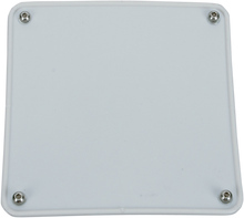 MOTORSPORT PRODUCTS Bumper Number Plate - White 80-0000